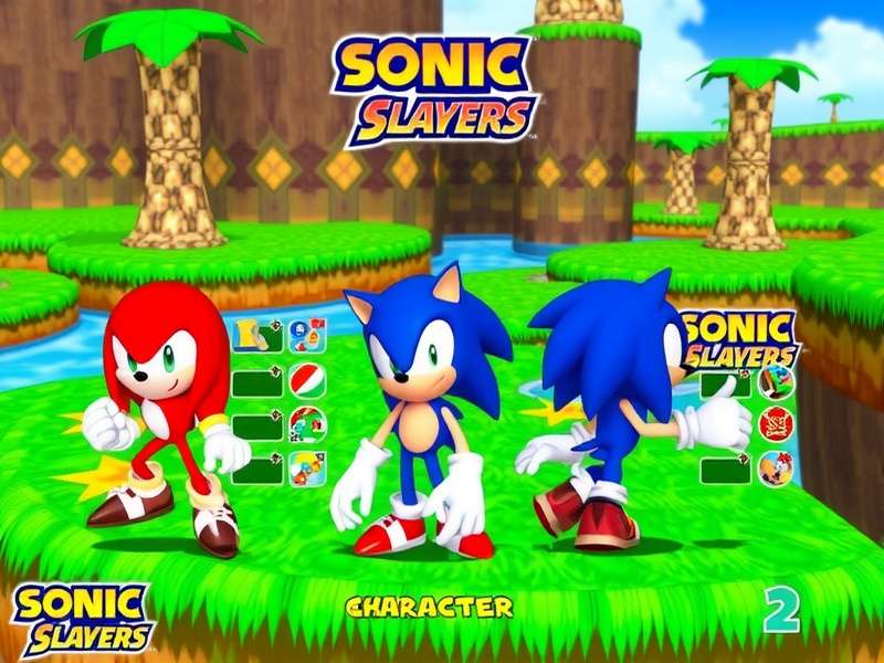 Sonic Slayers Character Customization